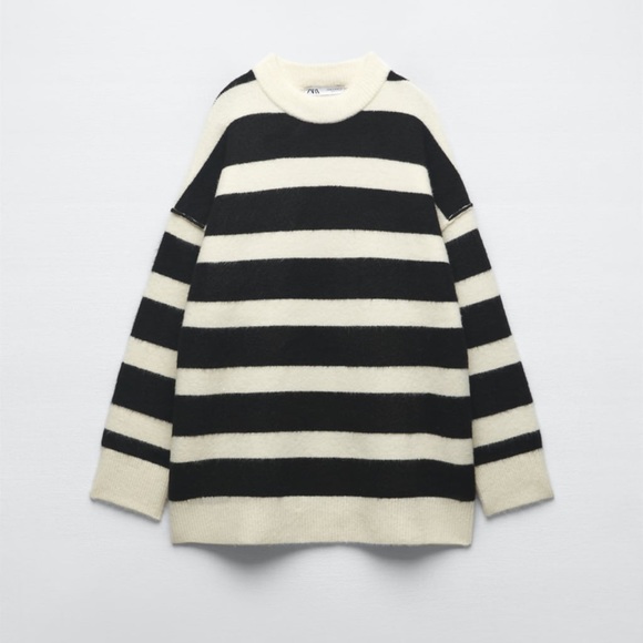 Zara- Stripe Knit Sweater - Picture 7 of 11